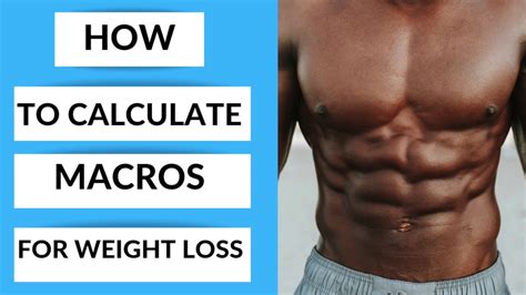 calculate  macros  weight loss tutorial youtube
