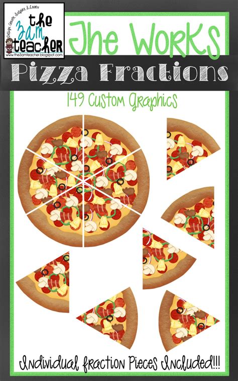 die werke pizza thematische bruch clip art set etsyde