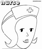 Nurse Coloring Pages Hat Print Getdrawings Drawing Coloringway sketch template
