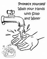 Worksheet Handwashing sketch template