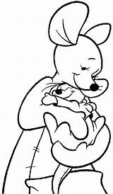 Coloring Pages Kanga Pooh Roo Winnie Kids Baby Sheets Book Disney Drawings Tigger Bear Adult Cute sketch template
