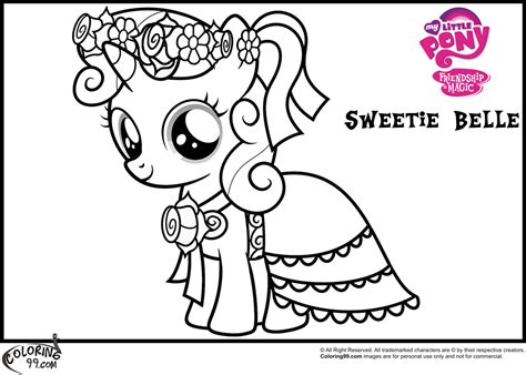 mlp sweetie belle coloring pages team colors