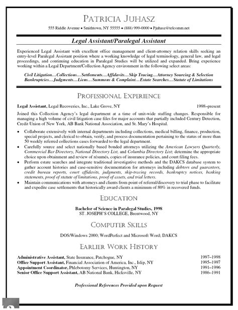 resume format legal resume format samples