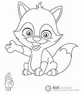 Coloring Fox Pages Baby Friendly Kid Say Sign Asl Harmonica Sheets Language Kidcourses Printable Does Getcolorings Kids Letter Know Now sketch template