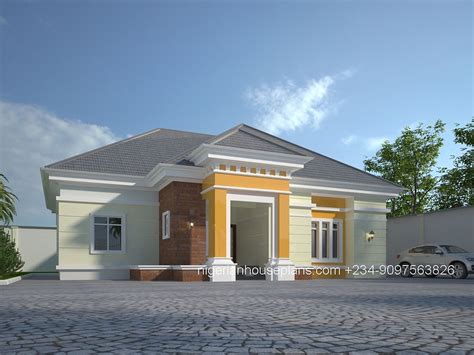 bedroom duplex house nigerian house plans    home floor plans