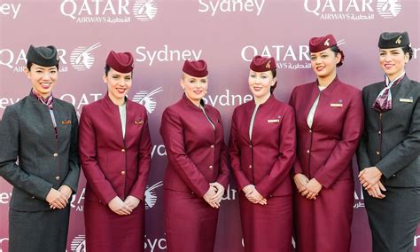 qatar airways cabin crew flight attendant fashion qatar airways