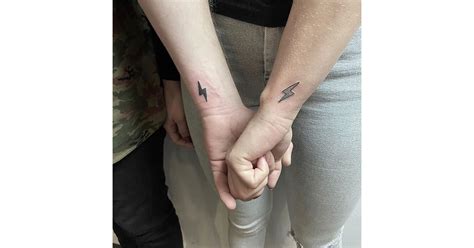 Lightning Bolt Tattoos Matching Tattoo Ideas Popsugar Love And Sex
