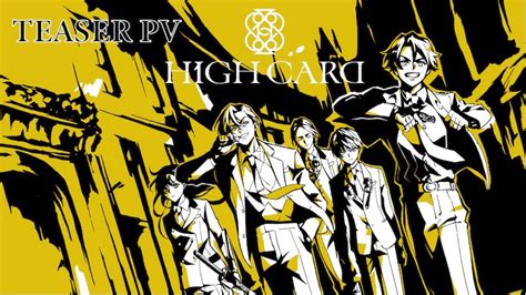 crunchyroll el anime high card anuncia su estreno    nos