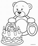 Teddy Bear Coloring Pages Colouring Printable Picnic Heart Valentine Family Kids Bears Holding Drawing Sleeping Build Hibernating Color Print Baby sketch template