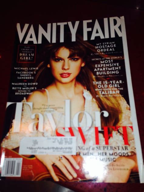 taylor swift vanity fair 2013 cover