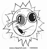 Sun Outline Cartoon Clip Happy Wearing Shades Illustration Royalty Rf Clipart Toonaday Ron Leishman Small Kitchen 2021 Clipartof sketch template