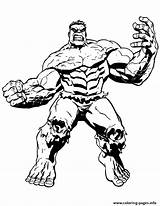 Hulk Ironman Pintar Strong Iluminar Coloringhome Musculos Comicartcommunity sketch template