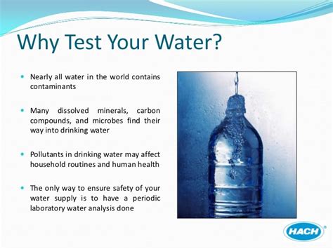 Quality Testing Of Drinking Water