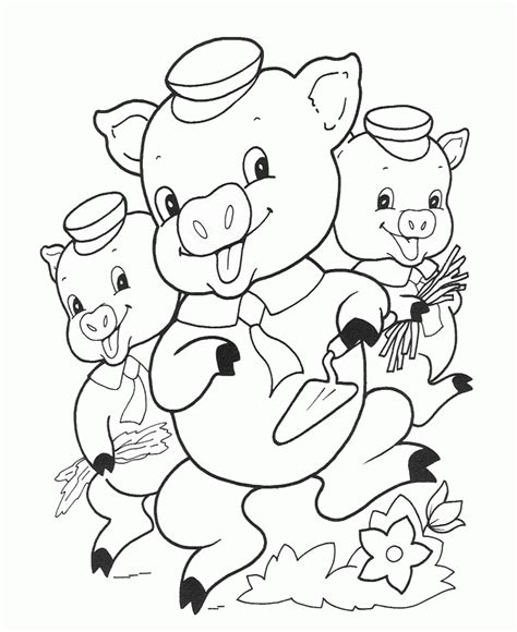 pigs story coloring pages coloring home