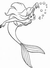 Ariel Tegninger Princesses Malvorlagen Meerjungfrau sketch template