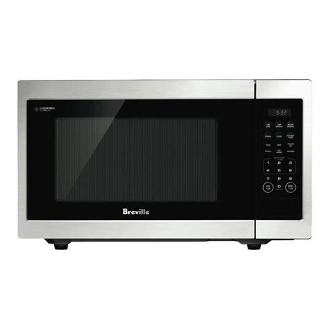 breville lmobss   flatbed stainless steel microwave