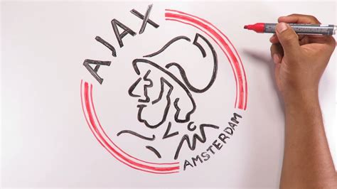 dibuja el escudo oficial del ajax fc de amsterdam youtube