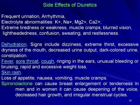 side effects of drugs affecting cardiovascular system
