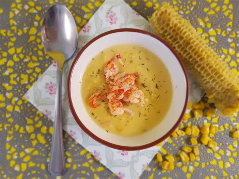 maissoep met rivierkreeftjes recept maissoep lekker soep