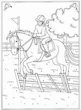 Coloring Horse Pages Jumping Popular Sheet Printable Choose Board sketch template