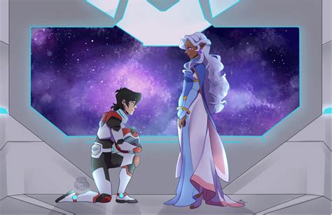 keith proposes to princess allura in marriage from voltron legendary