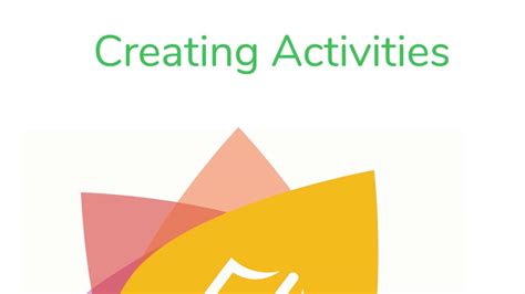 creating activities youtube