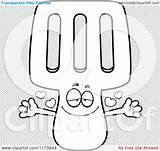 Spatula Hug Wanting Mascot Loving Outlined Coloring Clipart Cartoon Vector Illustration Cory Thoman Regarding Notes Quick sketch template