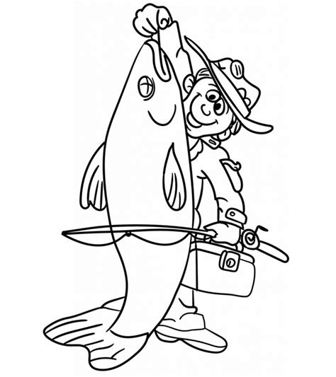 fisherman coloring pages   kids