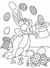 Easter Coloring Pages Printable Kids Activities Bunny Games Colouring Year Too Olds Magic sketch template