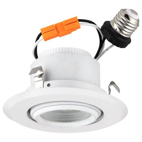 sunlite dimmable led    gimbal recessed downlight indoor outdoor medium  base
