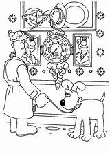 Wallace Gromit Clock sketch template
