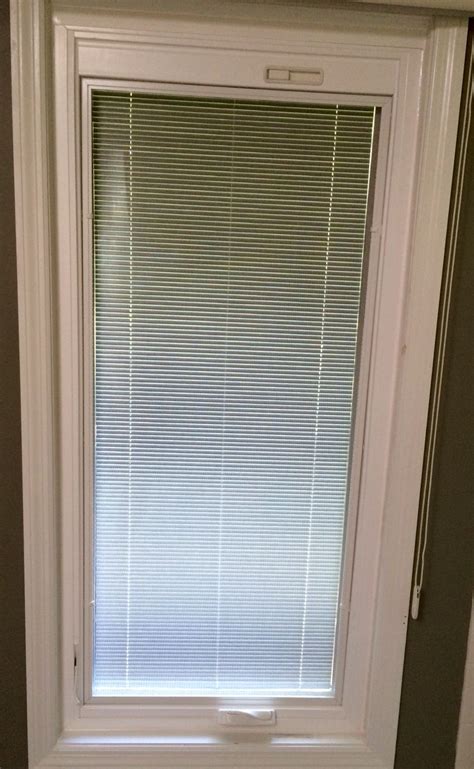 replaced   energy inefficient casement window    casement window   blinds