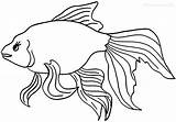 Goldfish Coloring Pages Print Printable Cool2bkids Color Getcolorings Kids Christmas sketch template