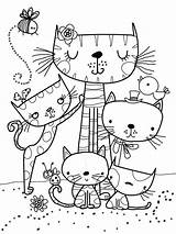 Ausmalen Hampelmann Colorear Splat Gato Desenho Basteln Cats Yo Pinnano sketch template