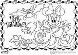 Halloween Mouse Minnie Coloring Pages Mickey Disney Printable Color Popular Library Clipart Getcolorings Comments Coloringhome sketch template