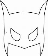 Batman Mask Template Halloween Masks Outline Diy Templates Printable Hero Super Face Cut Robin Clipart Bat Simple Easy Superhero Cliparts sketch template