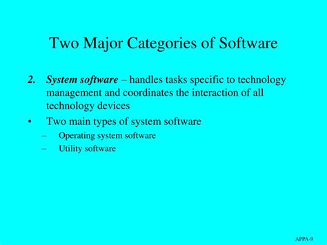 software categories examples starinriko