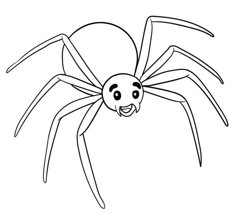 spider coloring page  kids  spiders printable coloring pages