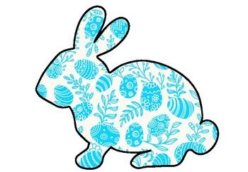 easter bunny rabbit spring craft activity cut  paste fine mptor