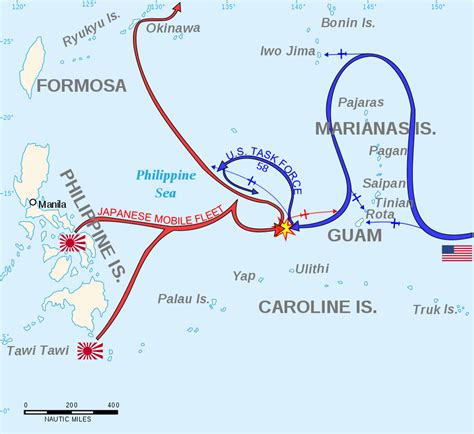 map  battle   philippine sea leyte ap world history asian