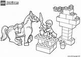 Lego Coloring Horse Pages Snack Junior Time Printable sketch template