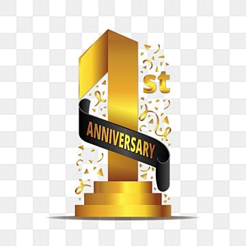 st anniversary png vector psd  clipart  transparent