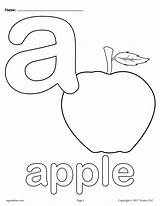 Letter Coloring Alphabet Pages Printable Lowercase Letters Uppercase Lower Versions Supplyme sketch template