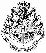 Hogwarts Crest Gryffindor Svg Crests Getdrawings Nicepng Cricut Badges Dxf Eps Poudlard école Templeman Erica Sccpre sketch template