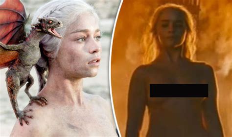 game of thrones emilia clarke denies using body double for that nude scene tv and radio
