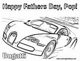 Bugatti Coloring Pages Printable Father Fathers Kids Happy Colouring Car Cars Sheets Chiron Cards Veyron Color Card Printables Construction Theme sketch template
