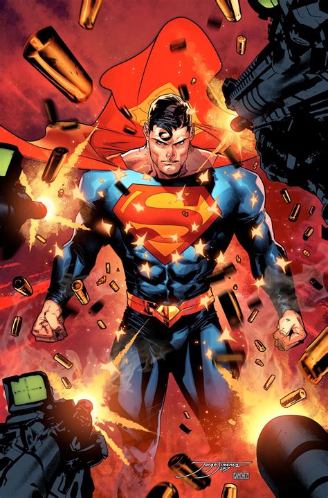 cover superman  variant rebirth  jorge jimenez  alejandro sanchez color version