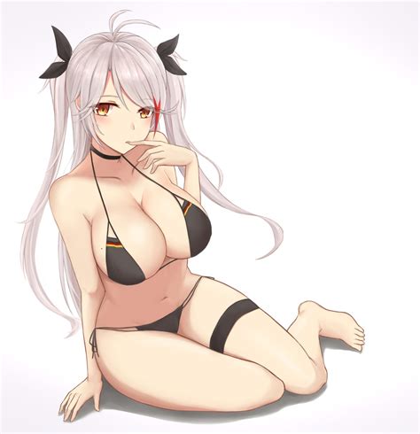 Qiye Luoying Azur Lane Prinz Eugen Azur Lane Bikini