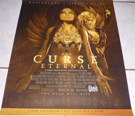 Kaylani Lei Jessica Drake Rare Wicked Pictures The Curse Eternal Poster