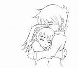 Hugging Hug Getdrawings sketch template